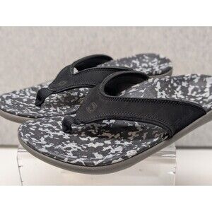 Spenco Yumi Leather - Men's Orthotic Sandals Black - 8 US